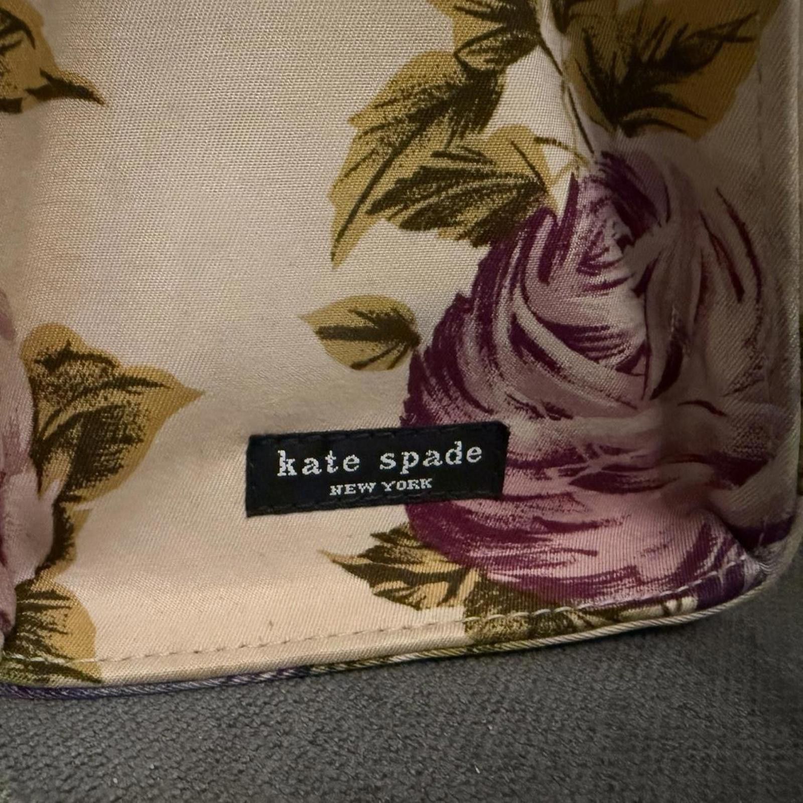 Kate Spade Kate Spade Sam Blue Cabbage Rose Shoulder Bag Size ONE SIZE - 4 Thumbnail