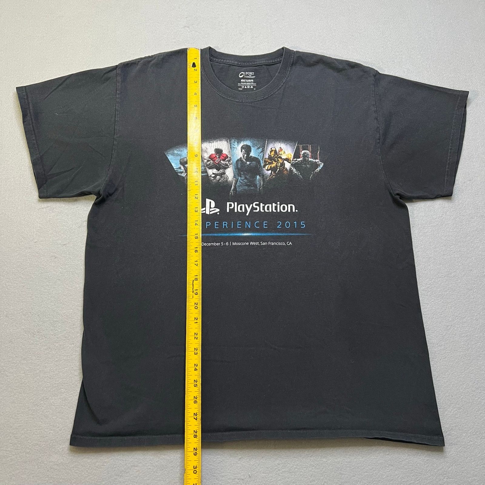 Vintage PlayStation Experience 2015 T-Shirt Mens XL Black PS4 Gaming Size US XL / EU 56 / 4 - 6 Thumbnail