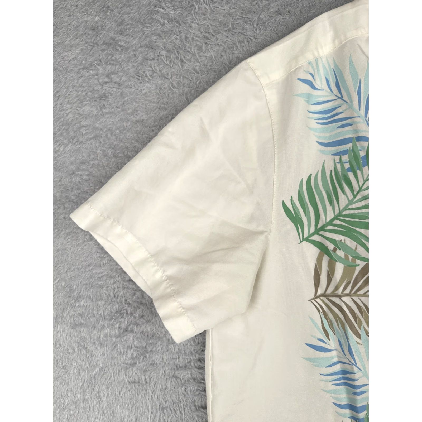 Vintage Scandia Woods Shirt Men White Floral Extra Large Button Rayon Hawaiian READ Size US XL / EU 56 / 4 - 3 Thumbnail