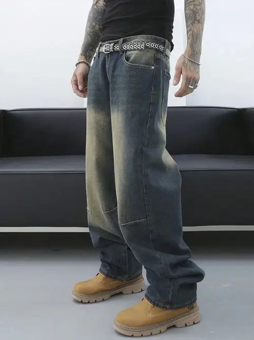 Japanese Brand Kuroda x Ayumi Faded Skate Baggy Denim Jeans Loose fit Size US 32 / EU 48 - 4 Thumbnail