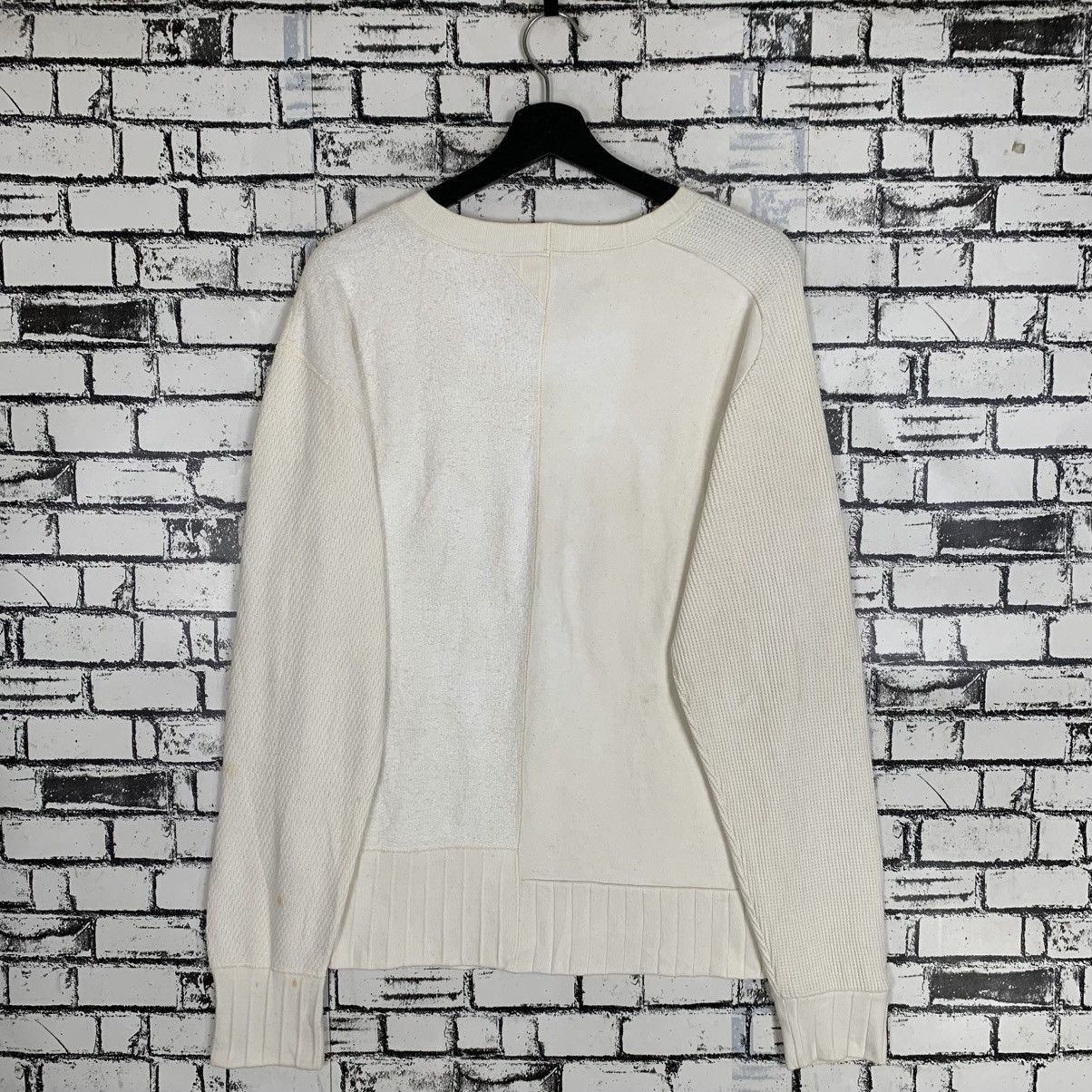 Designer × Nigel Cabourn × Vintage Nigel Cabourn 40s Double V Neck Pullover Sweatshirt Size XL / US 12-14 / IT 48-50 - 5 Thumbnail