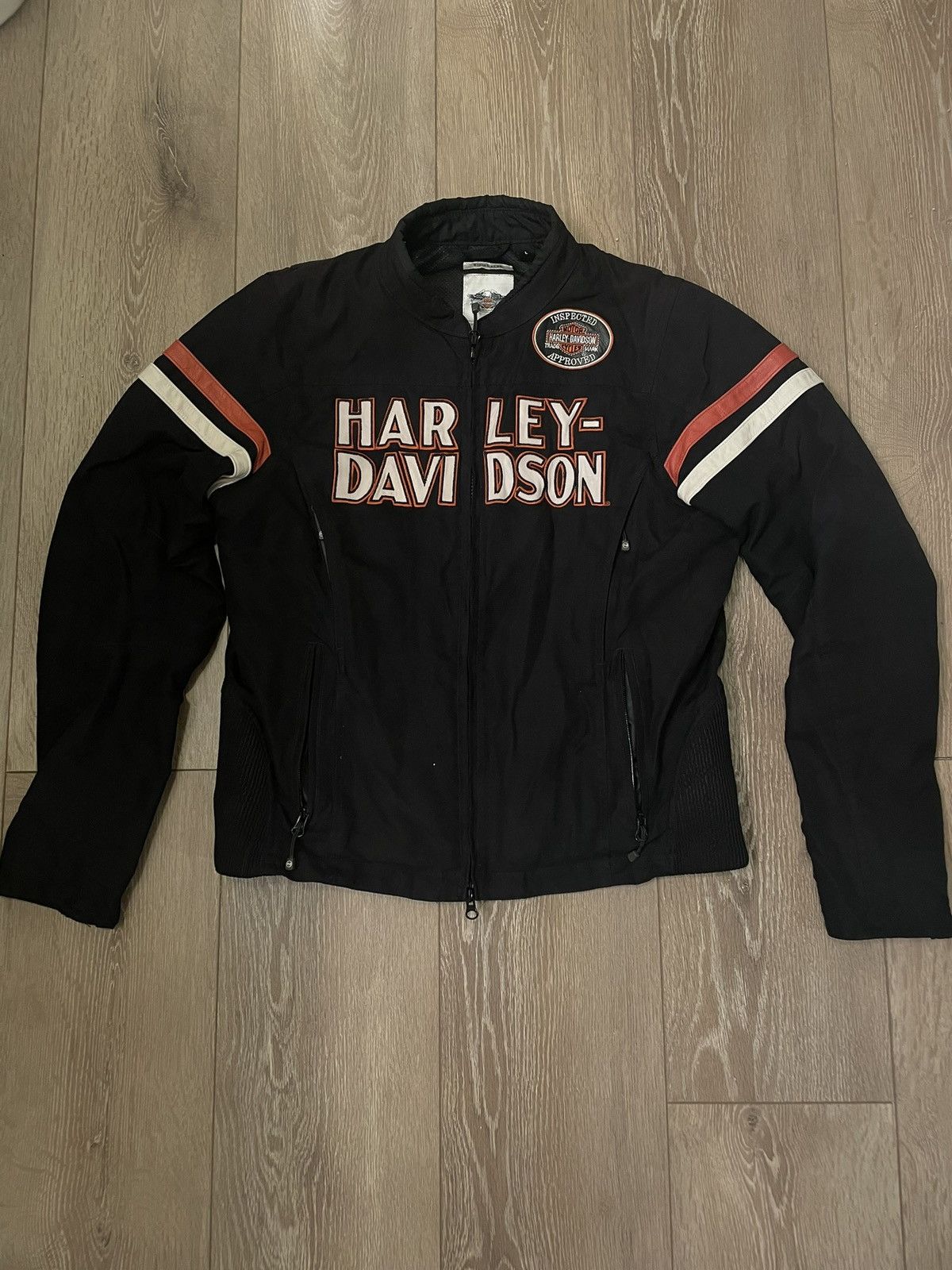 Harley Davidson Leather Biking Jacket 2000s