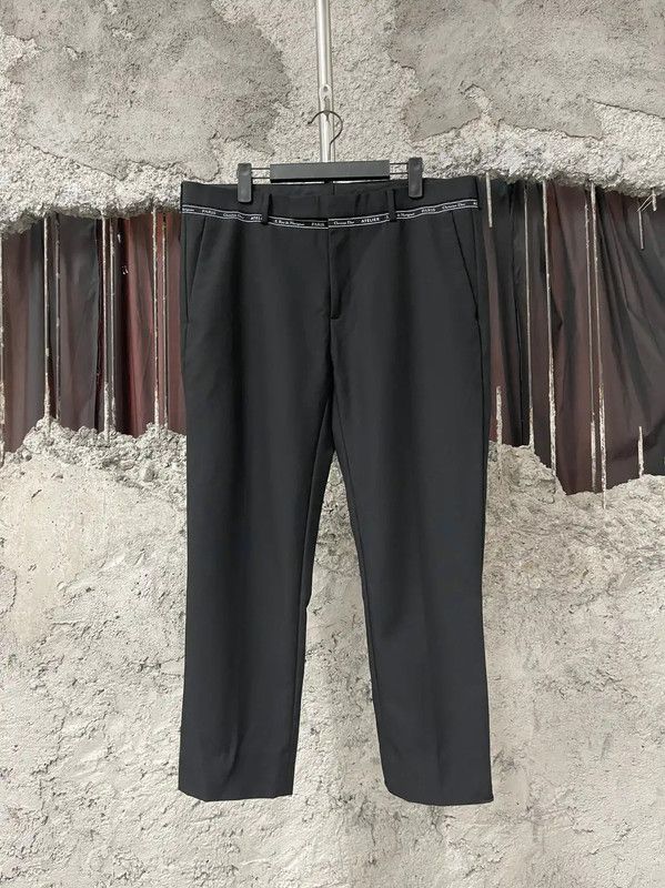 Dior Dior Black Casual Trousers for Men 0089 Size US 32 / EU 48 - 1 Thumbnail