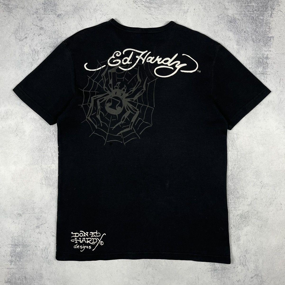 Ed Hardy Vintage Ed Hardy y2k skulls big logo tee 90’s Size US L / EU 52-54 / 3 - 16 Thumbnail