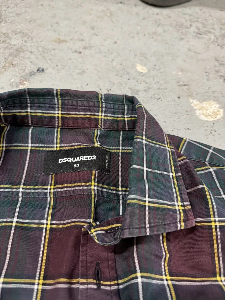 Dsquared2 AW2015 Dsquared2 Green & Red Checked Shirt Size US M / EU 48-50 / 2 - 9 Thumbnail