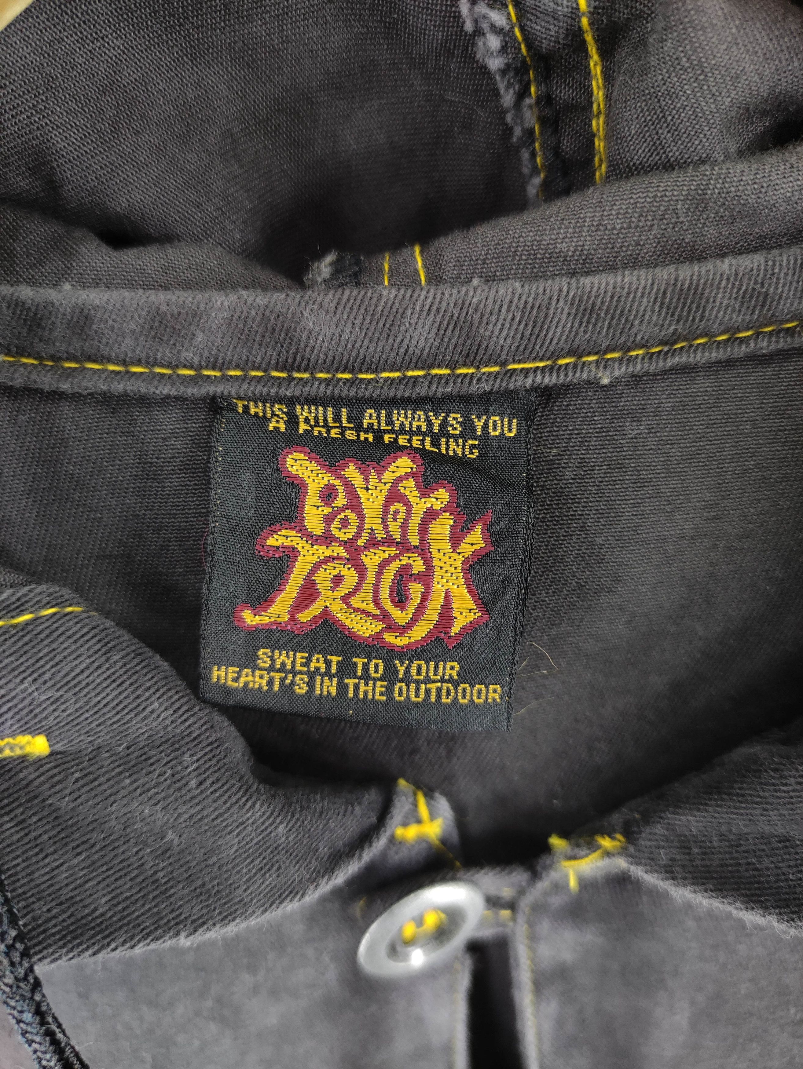 Japanese Brand Vintage Power Trick Hoodie Light Jacket Size US L / EU 52-54 / 3 - 6 Thumbnail