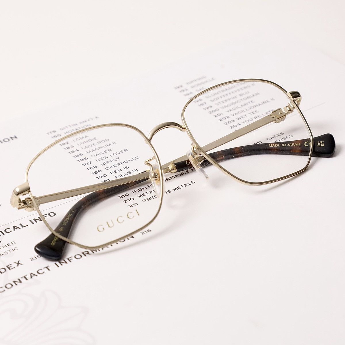 Gucci GUCCI GG1420OK GLASSES Size ONE SIZE - 9 Thumbnail