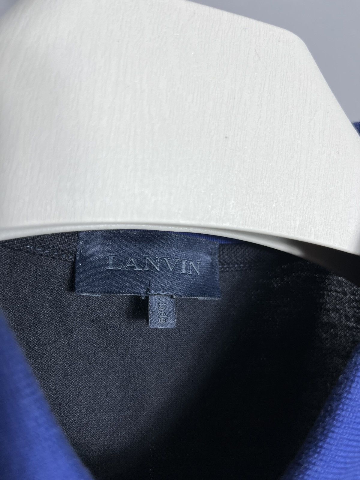 Lanvin Lanvin mens polo shirt blue cotton short sleeve streetwear Size US M / EU 48-50 / 2 - 4 Thumbnail