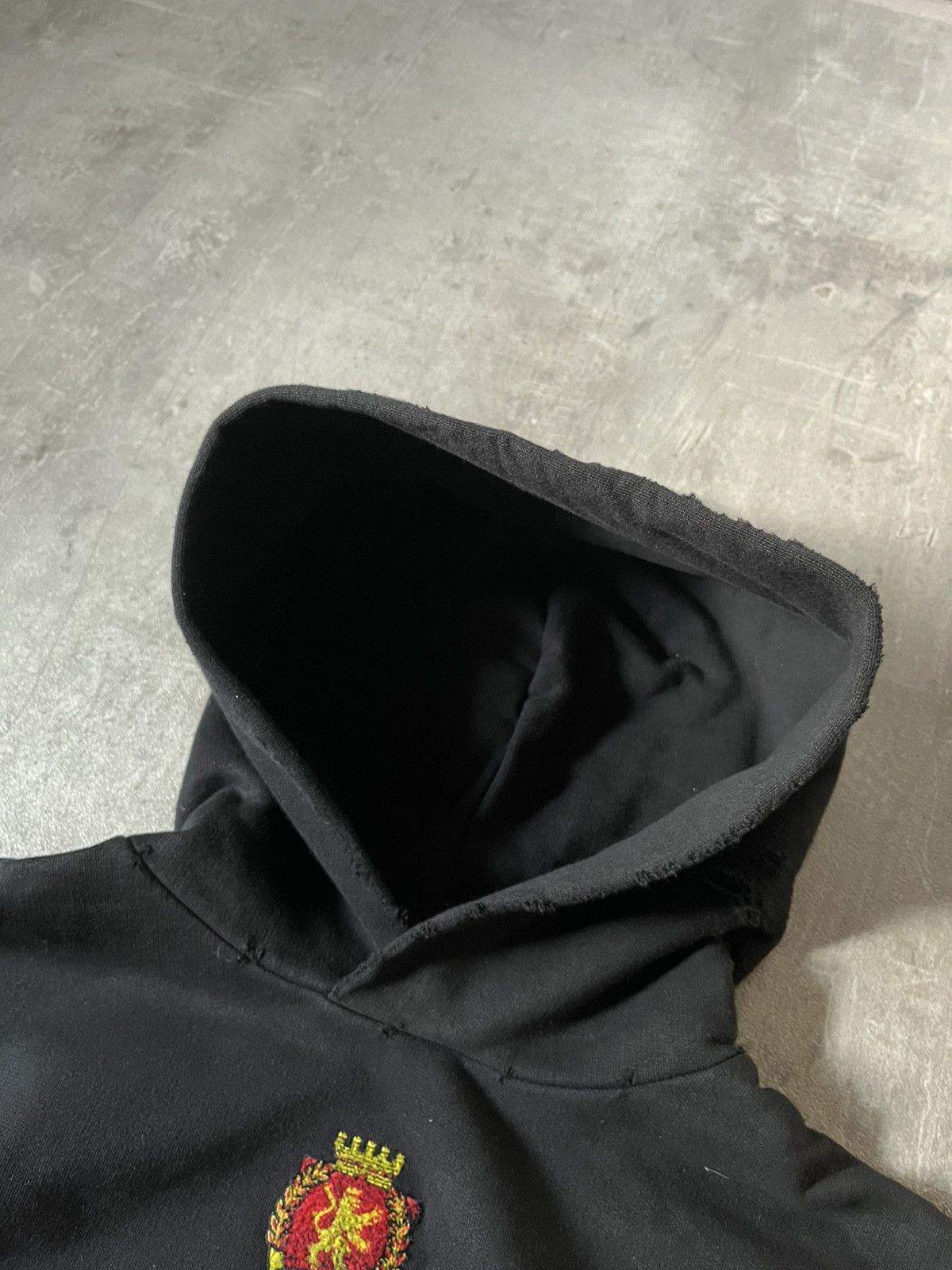 Balenciaga Balenciaga Skater hoodie black distressed rare Size US XL / EU 56 / 4 - 9 Thumbnail
