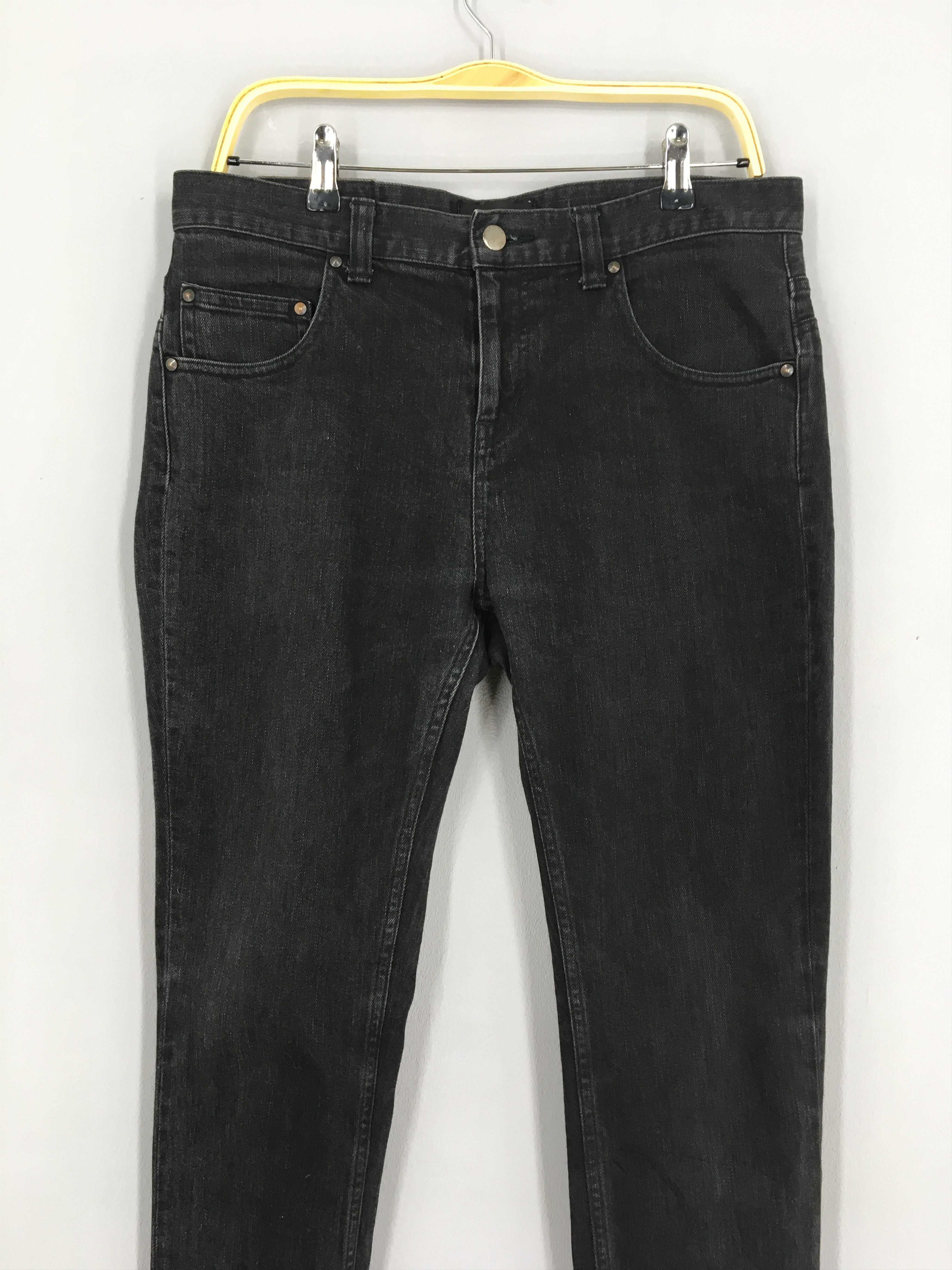 image of Size 32X30 Diet Butcher Slim Skin Skinny Denim Jeans W32 in Black, Men's