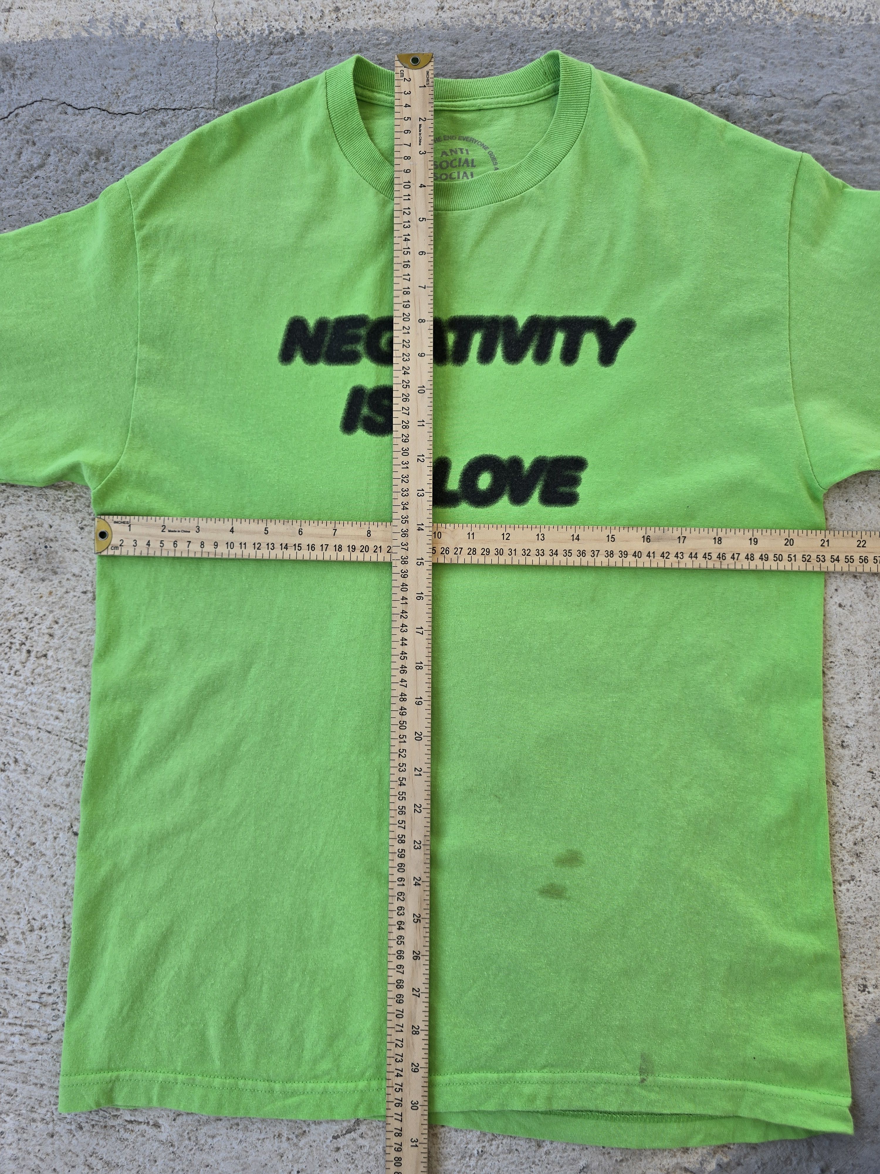 Anti Social Social Club ASSC Negativity is Love Tee Size US L / EU 52-54 / 3 - 4 Thumbnail