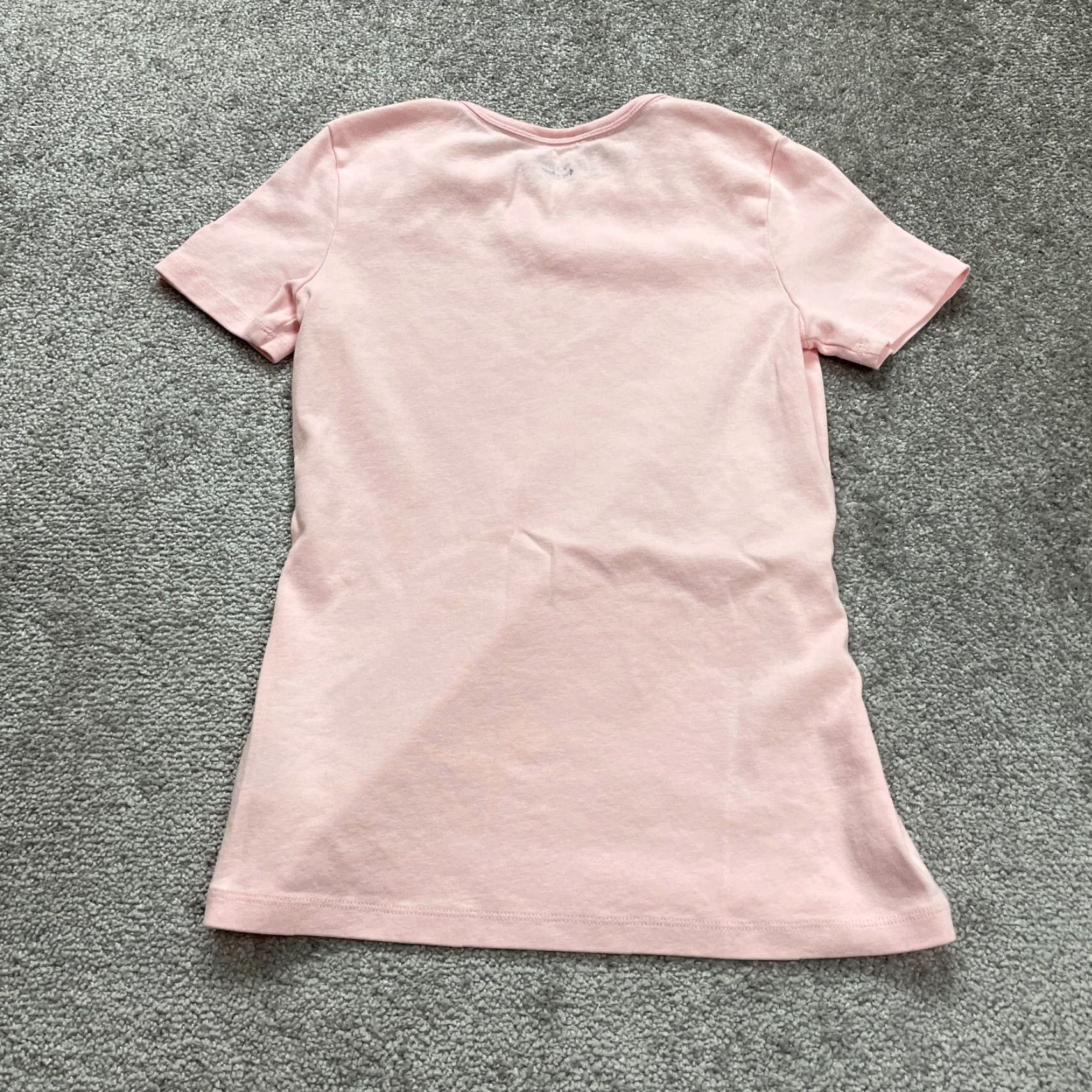Lands' End VINTAGE Lands' End Women's T-Shirt Dress XS Pink Casual Cotton Short Sleeve Crew Neck Size XS / US 0-2 / IT 36-38 - 2 Thumbnail