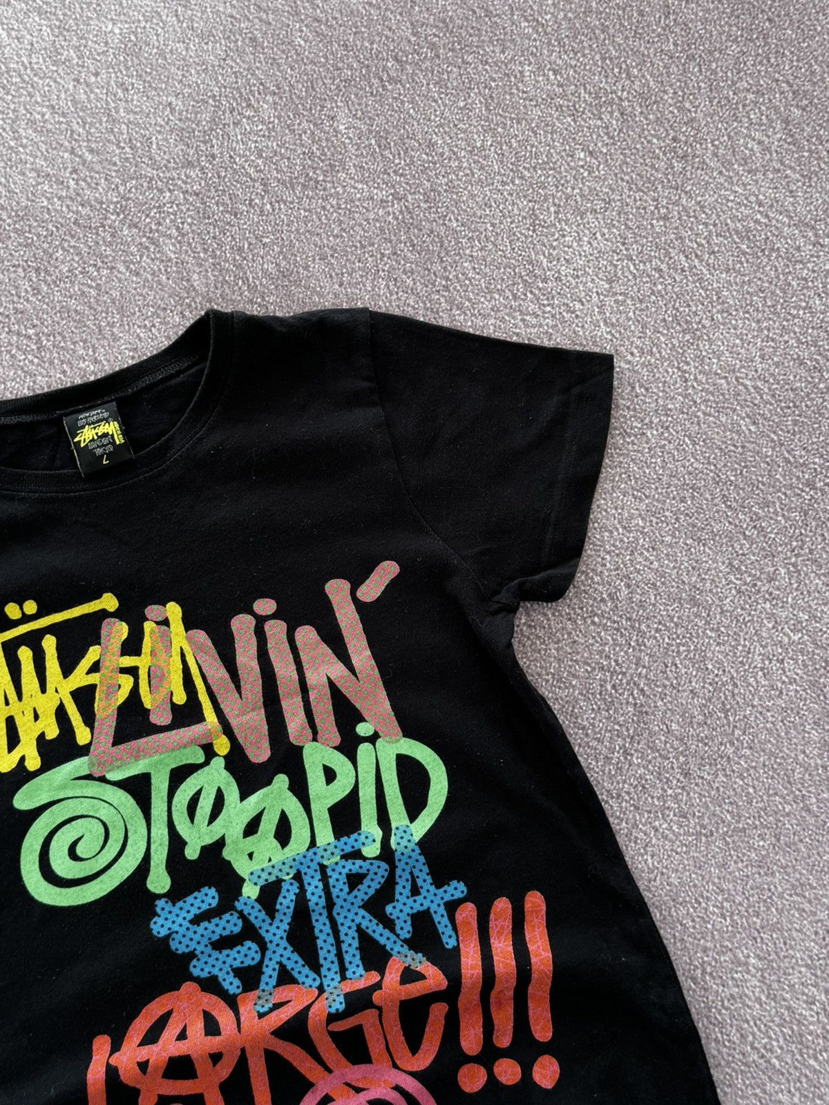 Stussy Vintage Stussy Y2K Graphic Print 90’s T-Shirt Size L / US 10 / IT 46 - 5 Thumbnail