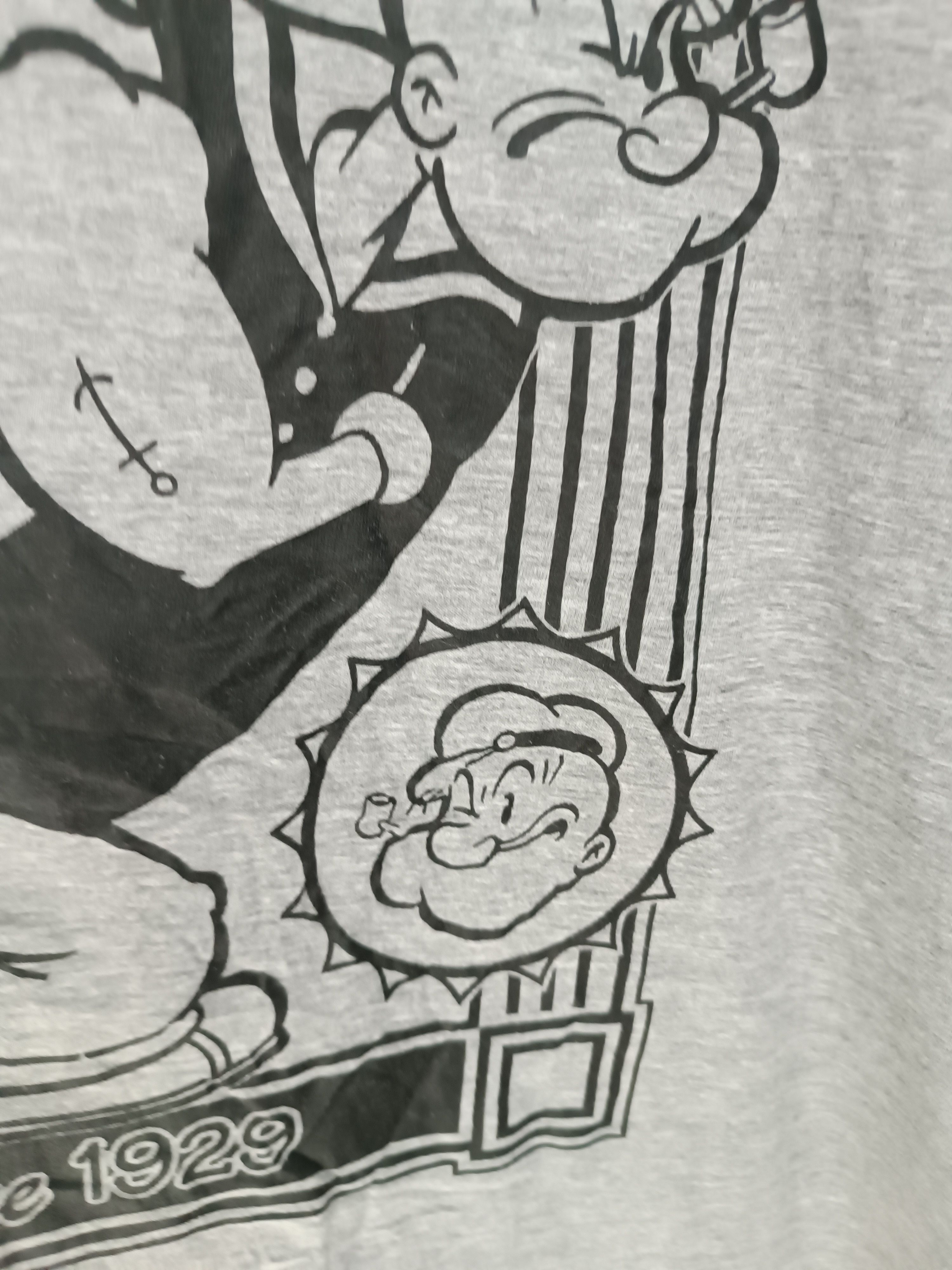 Cartoon Network VINTAGE POPEYE THE SAILOR MAN 3Q CUT TEE Size US L / EU 52-54 / 3 - 12 Thumbnail