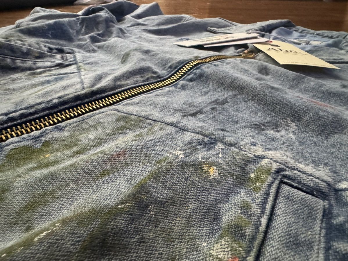 Advisory Board Crystals × Guess ABC Painted Blue Denim Jacket ABCd. Artist Recluse Jean Size US S / EU 44-46 / 1 - 21 Thumbnail