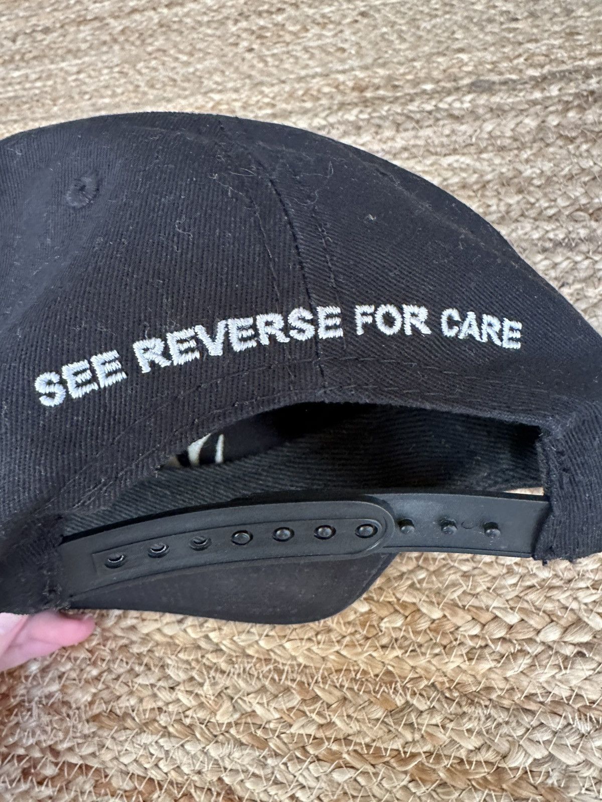 Vintage See reverse for care oldmanalan hat Size ONE SIZE - 3 Thumbnail