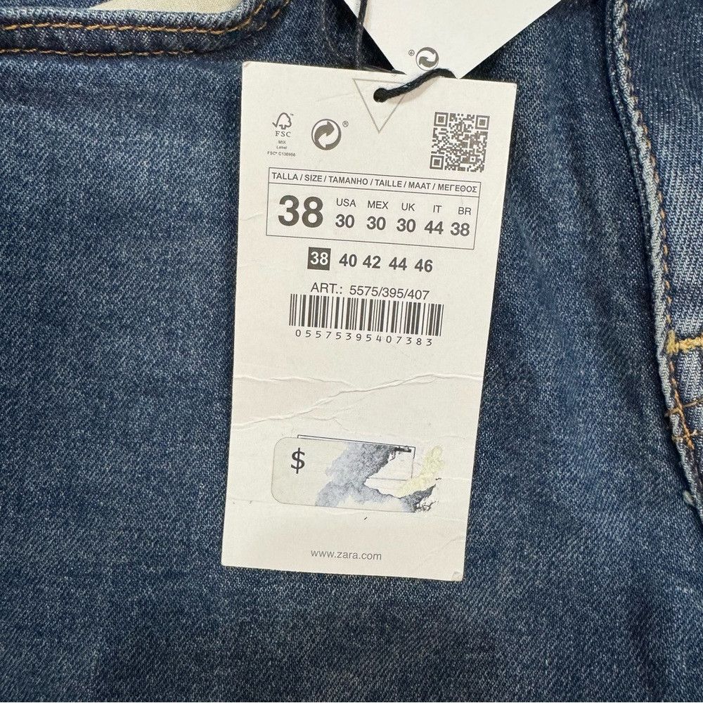 Zara NWT New Zara Basic Slim Fit Jeans Size 30 Size US 30 / EU 46 - 5 Thumbnail