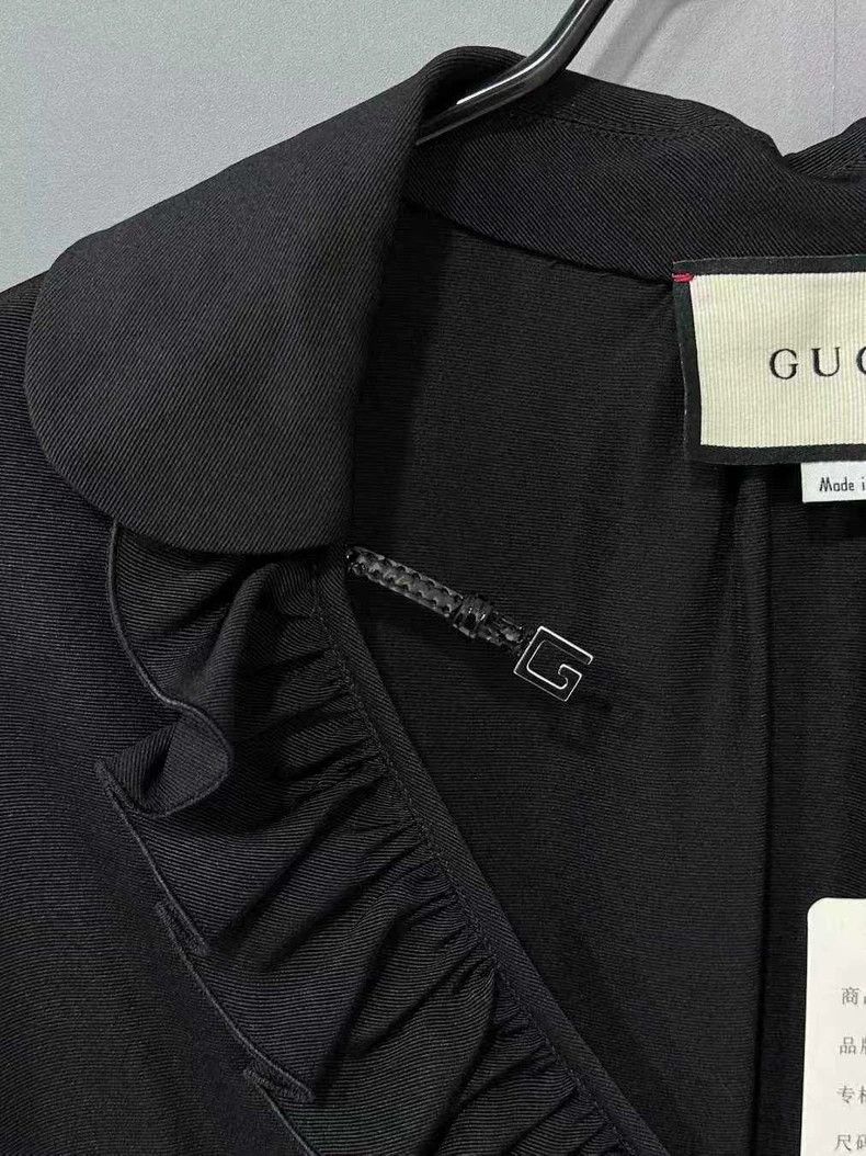 Gucci Gucci Silk dress with lace neck 2503-Nextarrow Size XS / US 0-2 / IT 36-38 - 4 Thumbnail