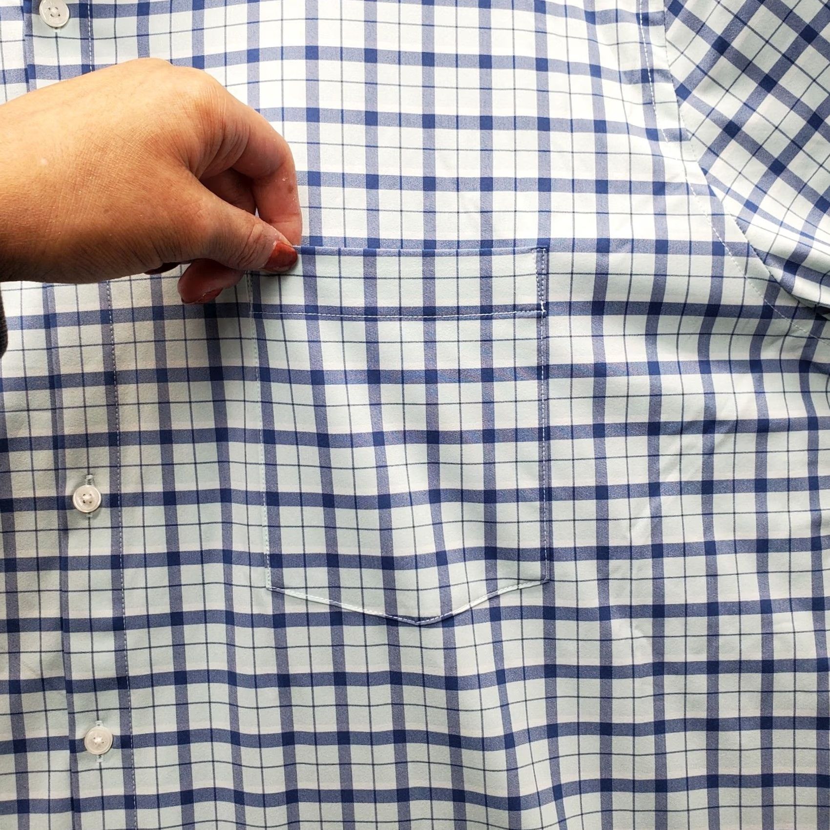 Vintage St. John's Bay Shirt Mens 2XLT Multi Plaid Button-Down Chest Pocket Classic Fit Shirt Mens 2XLT Plaid Button-Up Outdoor" Size US XXL / EU 58 / 5 - 7 Thumbnail