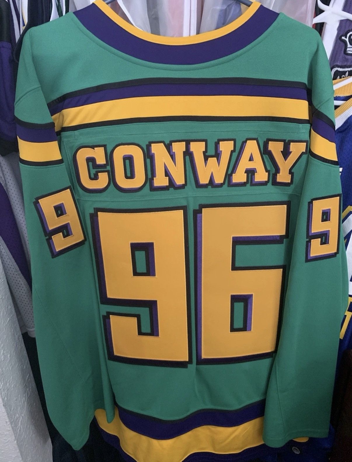Adidas × Disney Authentic Mighty Ducks Charlie Conway Hockey Jersey Size 52 Size US L / EU 52-54 / 3 - 3 Thumbnail