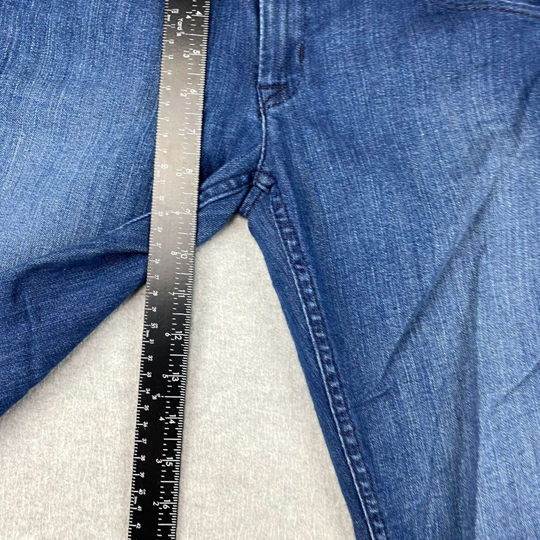 Hudson Hudson Jeans Womens Flap Skinny Ankle 26 Blue Distressed Stretch Denim Regular Size 26" / US 2 / IT 38 - 4 Thumbnail