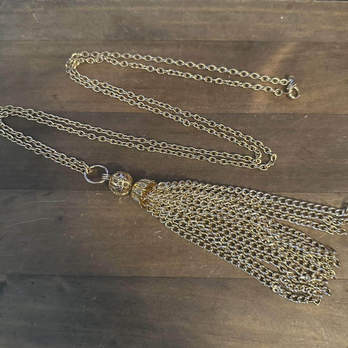 Other Gold tone tassel pendant necklace Size ONE SIZE - 2 Thumbnail