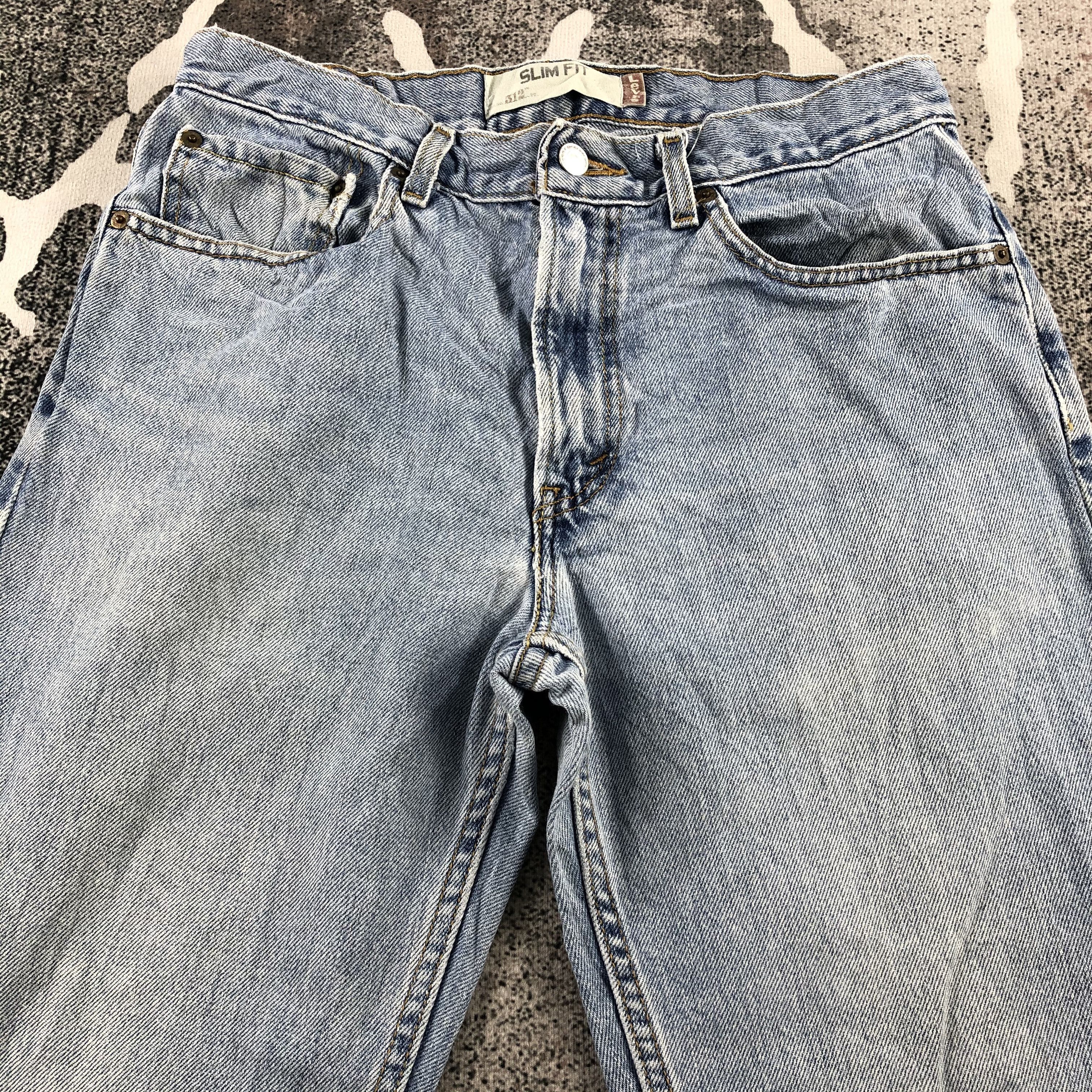 Levi's Vintage Levis 512 Jeans Distressed Denim KJ1075 Size US 32 / EU 48 - 3 Thumbnail