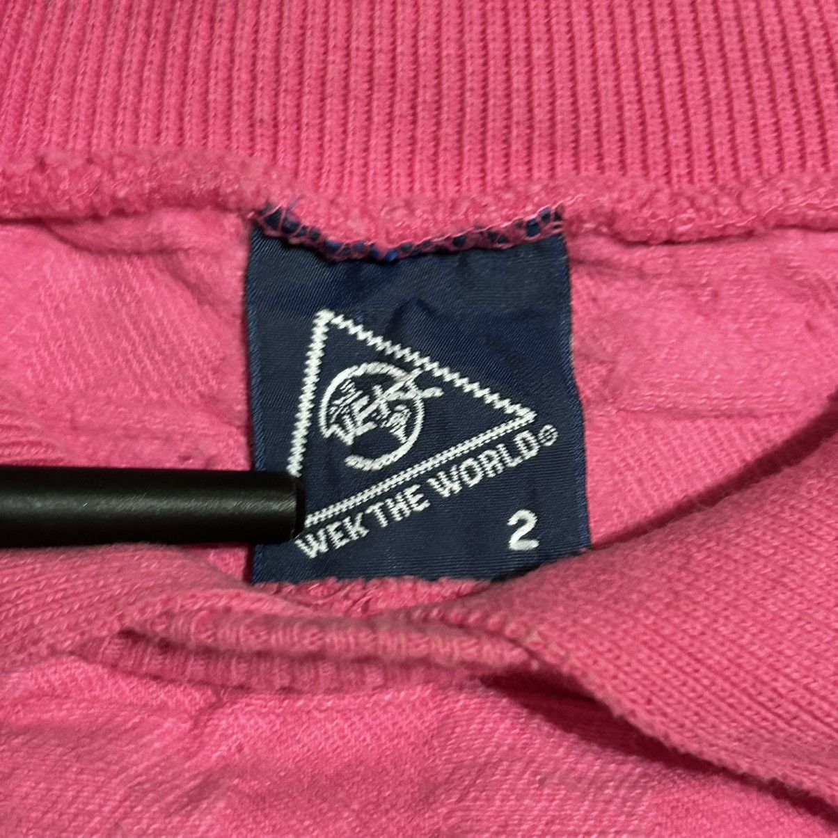 Vintage × Wek Vintage Minnesota Checkered Pink Sweatshirt Size XS / US 0-2 / IT 36-38 - 2 Thumbnail