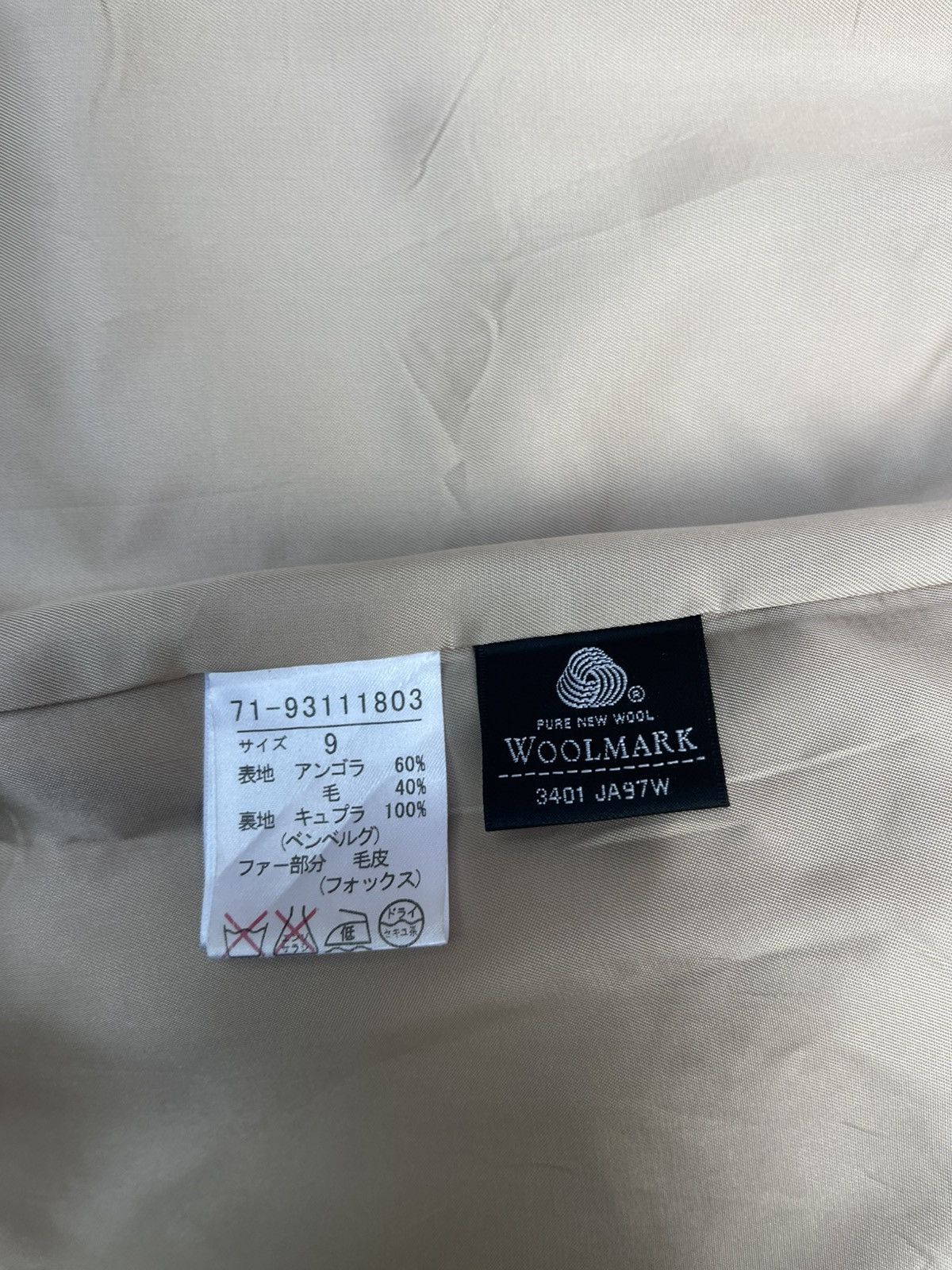 Designer × Japanese Brand × Yohji Yamamoto INED Wool Long Coat - Faux Fur Collar & Belted Waist Size M / US 6-8 / IT 42-44 - 6 Thumbnail