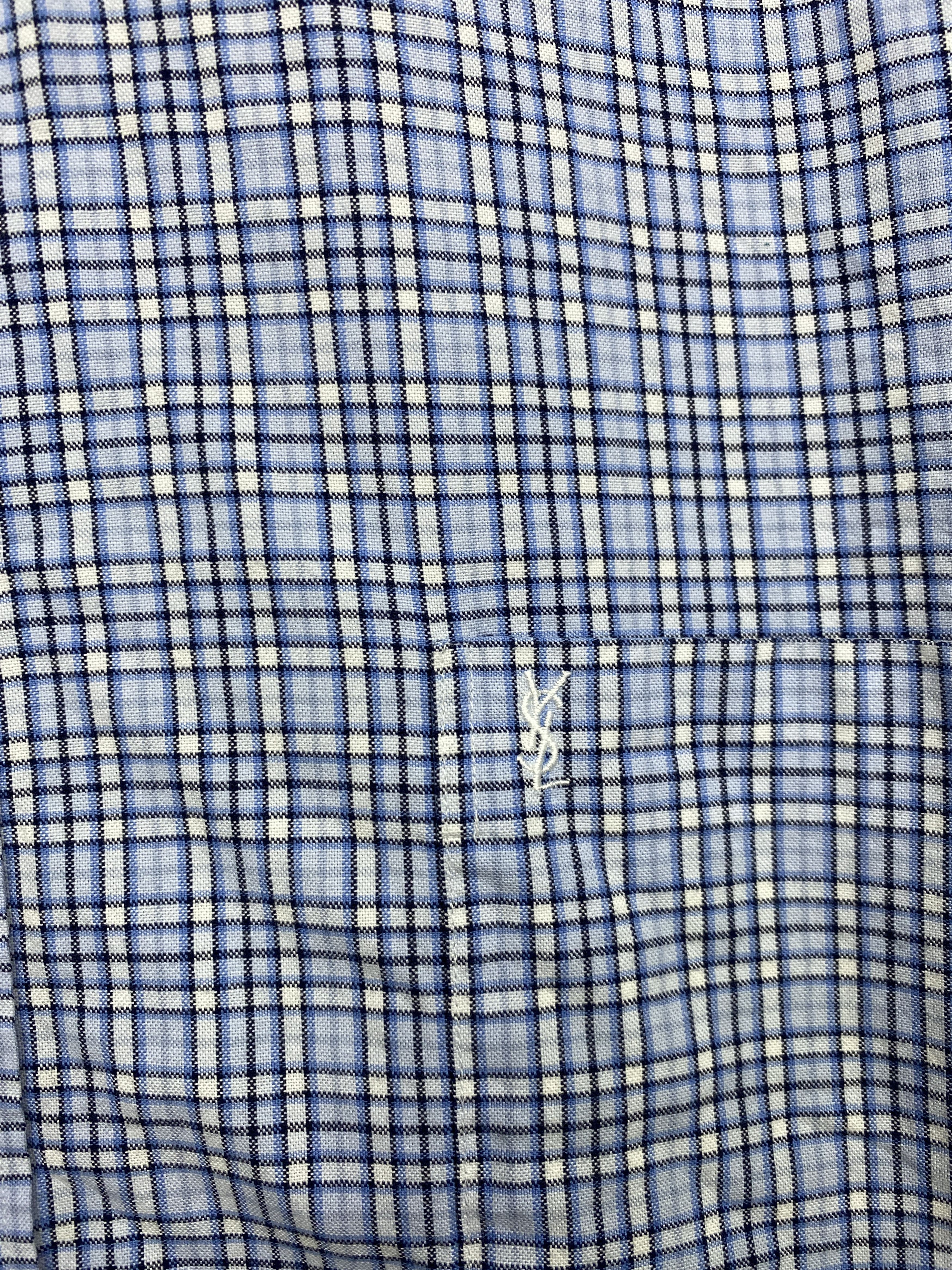 Yves Saint Laurent Yves Saint Laurent YSL Vintage Mens Long Sleeve Shirt Size US XXL / EU 58 / 5 - 3 Thumbnail