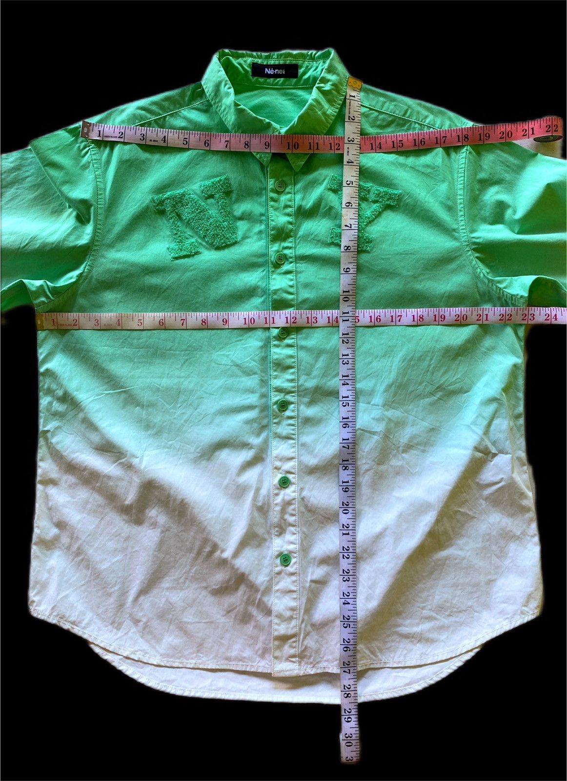 Ne-Net RARE❗️2004 Ne-Net “NY” Ombre Buttoned Shirt Size US L / EU 52-54 / 3 - 5 Thumbnail