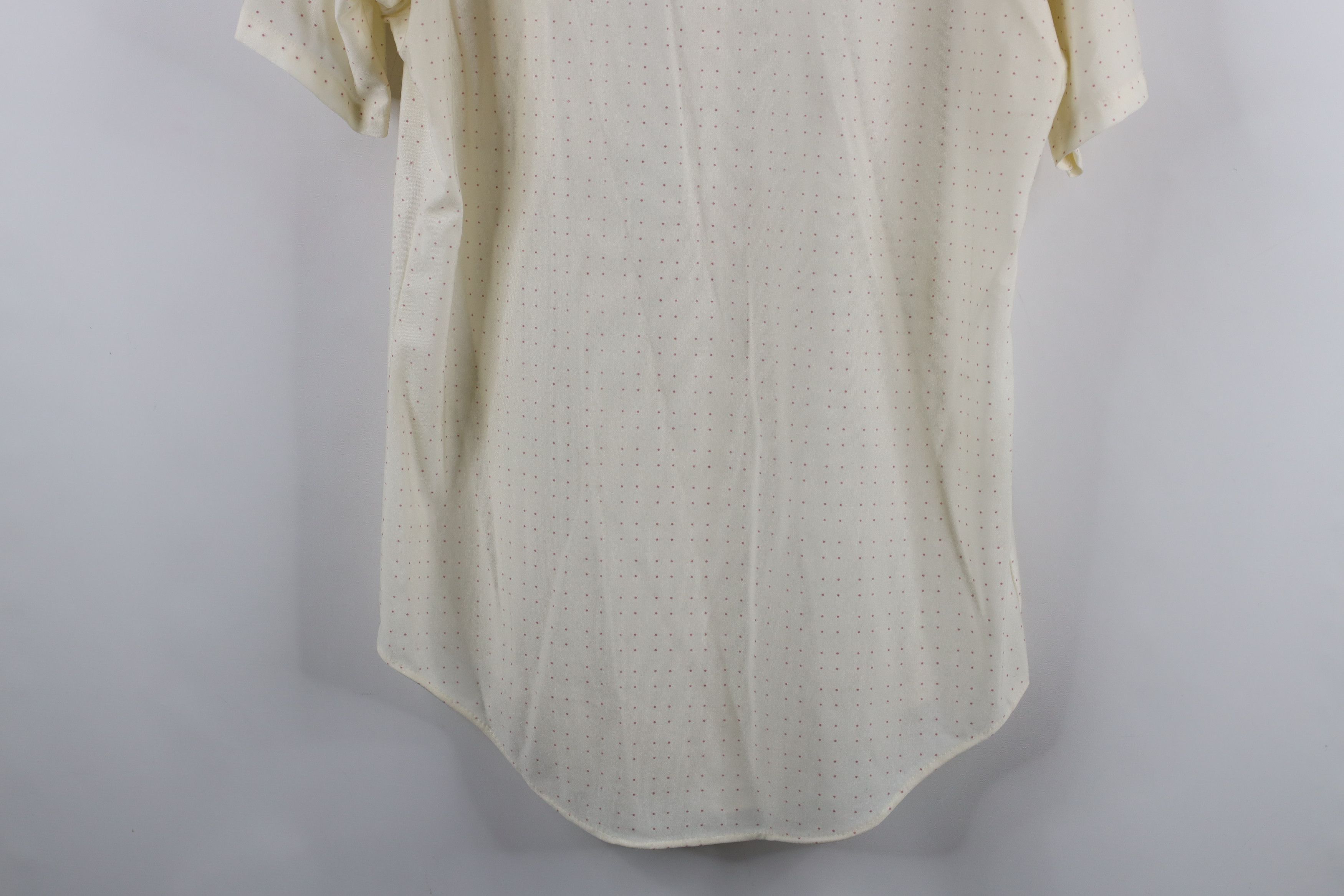 Vintage Vintage 70s Streetwear Dot Knit Short Sleeve Button Shirt Size US M / EU 48-50 / 2 - 12 Thumbnail