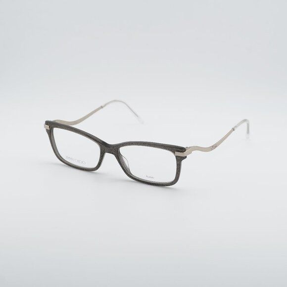 Jimmy Choo Jimmy Choo JC279 0P4G 00 Eyeglasses Grey Glitter/Gold 52mm Size ONE SIZE - 1 Thumbnail