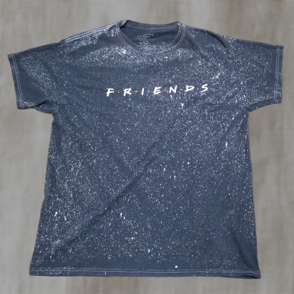 Logo 7 Sitcom Fan’s Friends The Television Series TV Show Logo Black T-Shirt Size Large Size US L / EU 52-54 / 3 - 1 Thumbnail