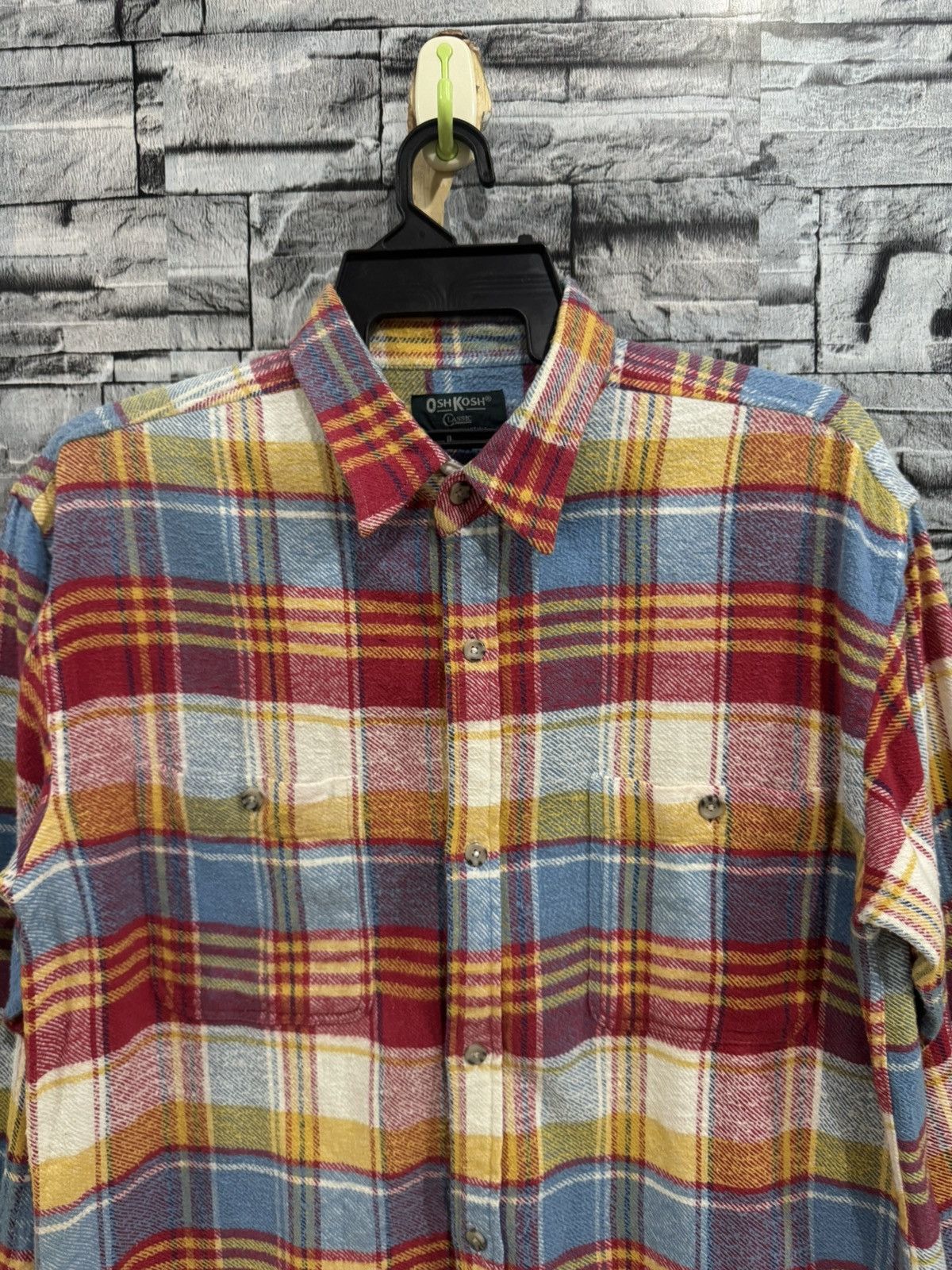 Oshkosh Vintage Oshkosh Flannel double pocket Size US L / EU 52-54 / 3 - 2 Thumbnail