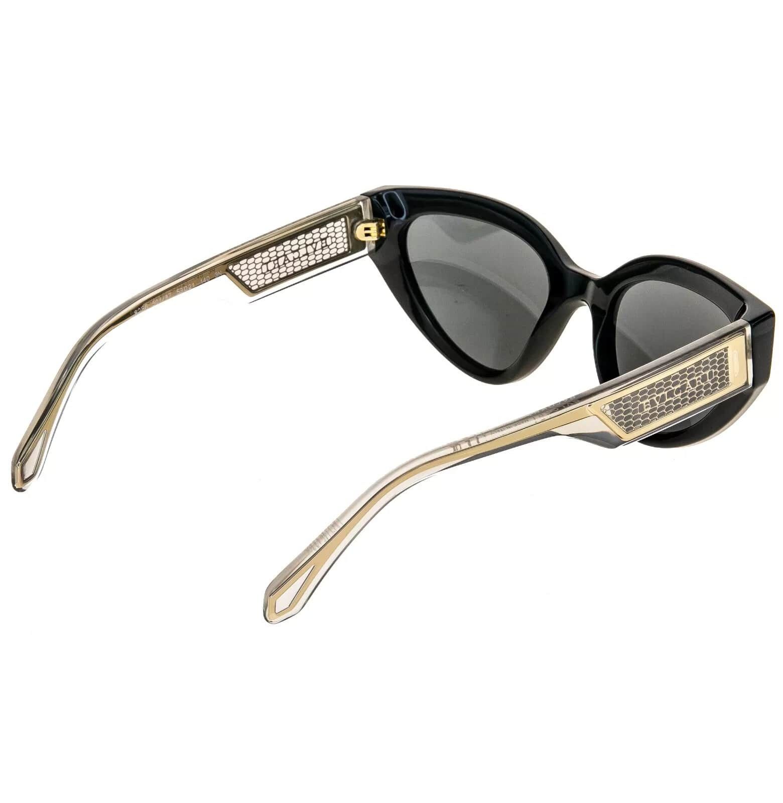 Bvlgari BVLGARI Serpenti VIPER BV8256 Black Crystal Sunglass 8256 Size ONE SIZE - 2 Thumbnail