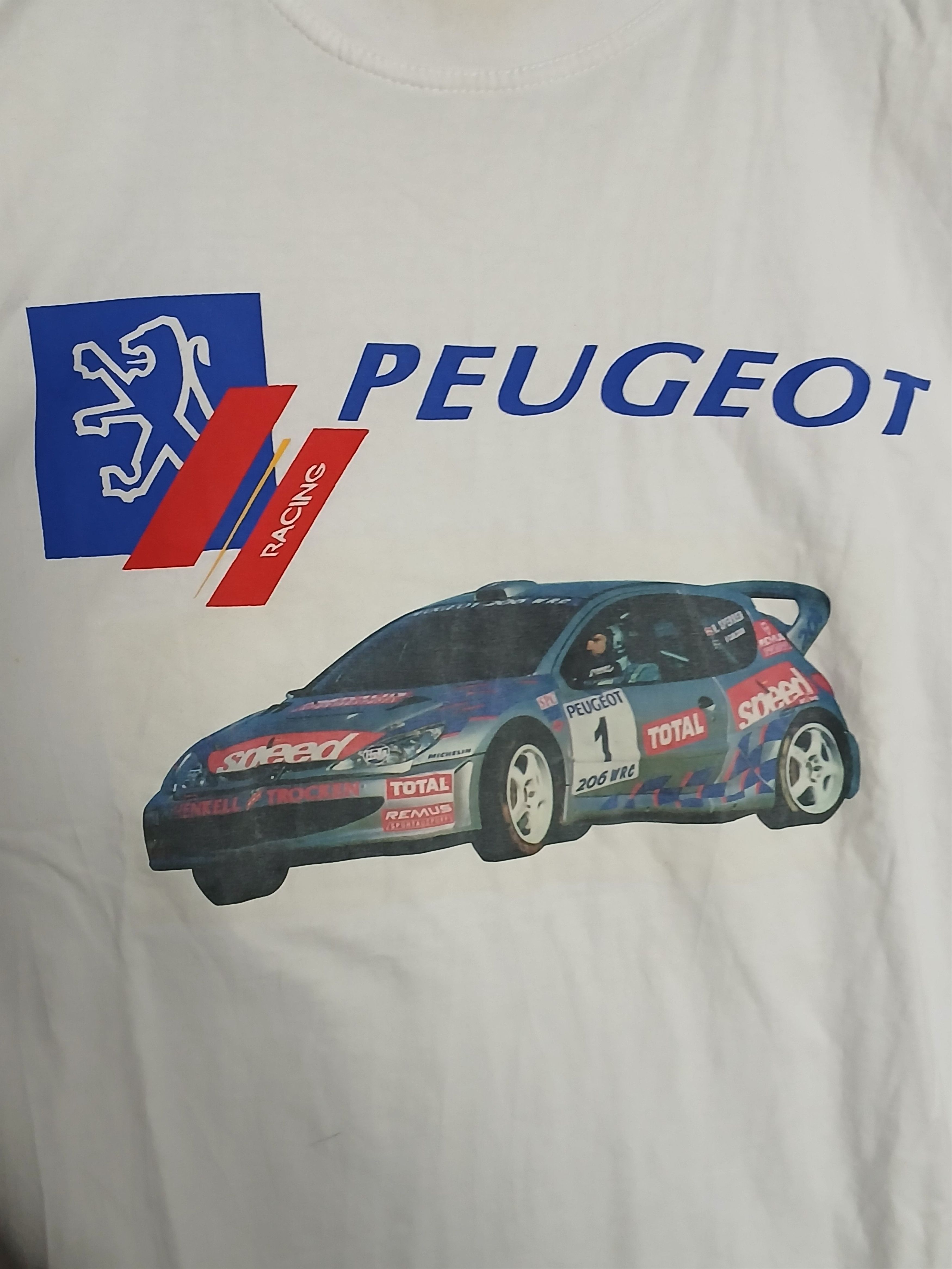 Vintage Vintage Peugeot Rally Racing T-Shirt Size US L / EU 52-54 / 3 - 3 Thumbnail