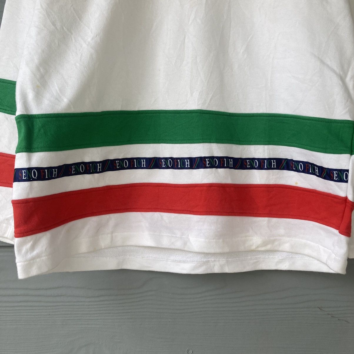 Vintage Vintage 90s Seno Fich Vivido Milano Jumper Size US M / EU 48-50 / 2 - 6 Thumbnail