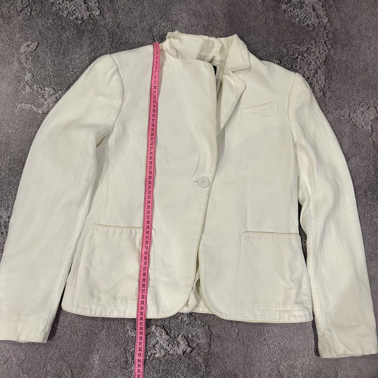 Versace Gianni Versace Women’s White Linen Blazer Size 42 Size M / US 6-8 / IT 42-44 - 22 Thumbnail