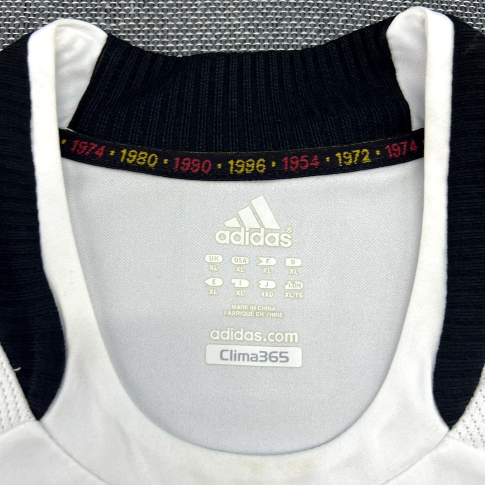 Adidas adidas Germany 2008 2009 Home Mens Football Jersey Shirt XL White Camiseta Short Sleeve Jersey Mens Football Shirt White Adidas Size US L / EU 52-54 / 3 - 7 Thumbnail
