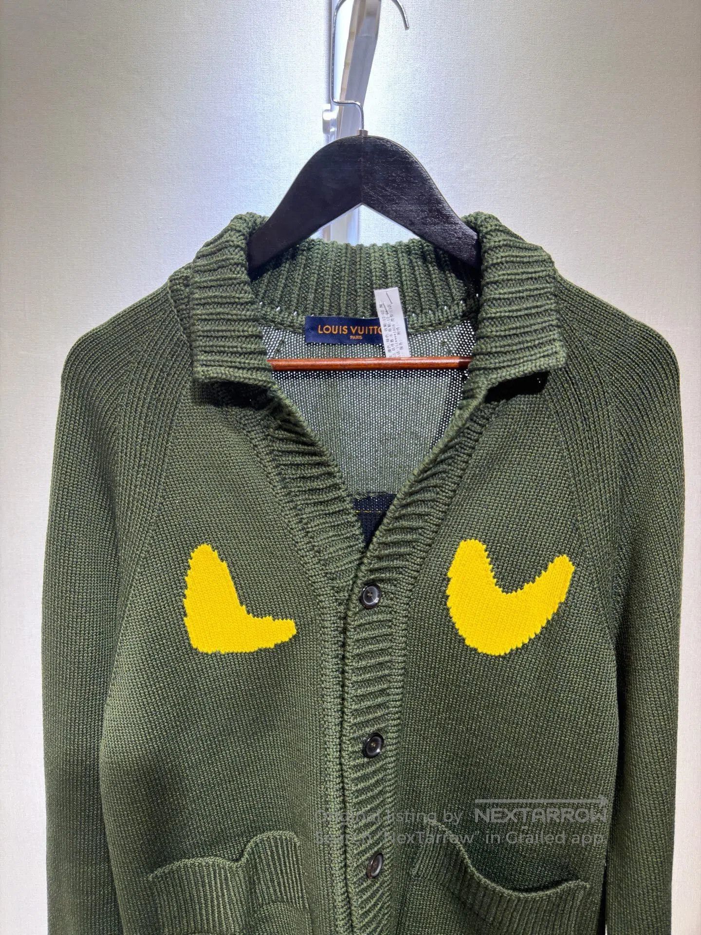 Louis Vuitton Louis Vuitton Nigo Collaboration Green Sweater. Size US M / EU 48-50 / 2 - 3 Thumbnail