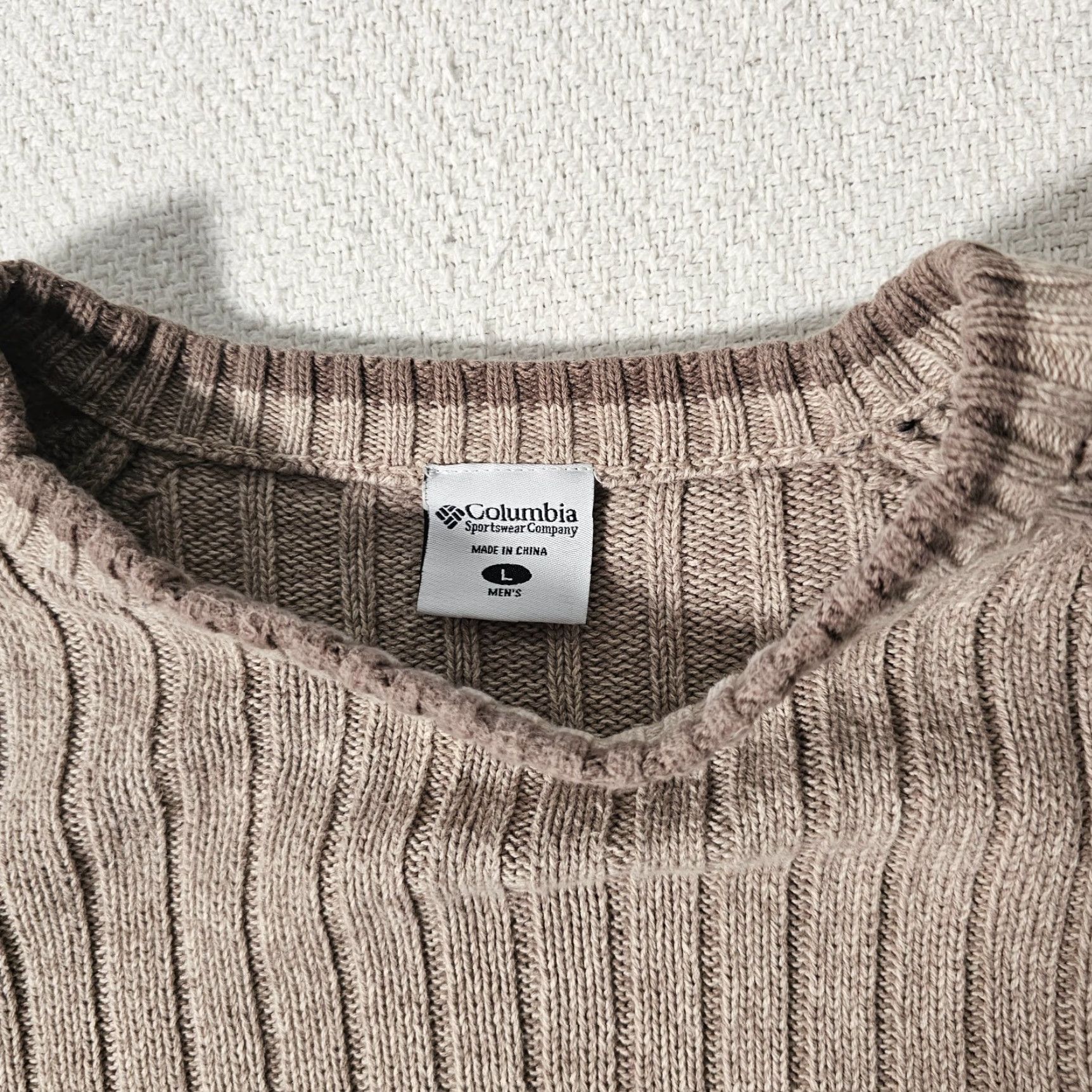 Vintage VINTAGE Columbia Sportswear Knit Sweater Crew Neck Large Brown Cotton Blend Pullover Men’s Outdoor Casual 1980s-1990s Mens Size US L / EU 52-54 / 3 - 2 Thumbnail