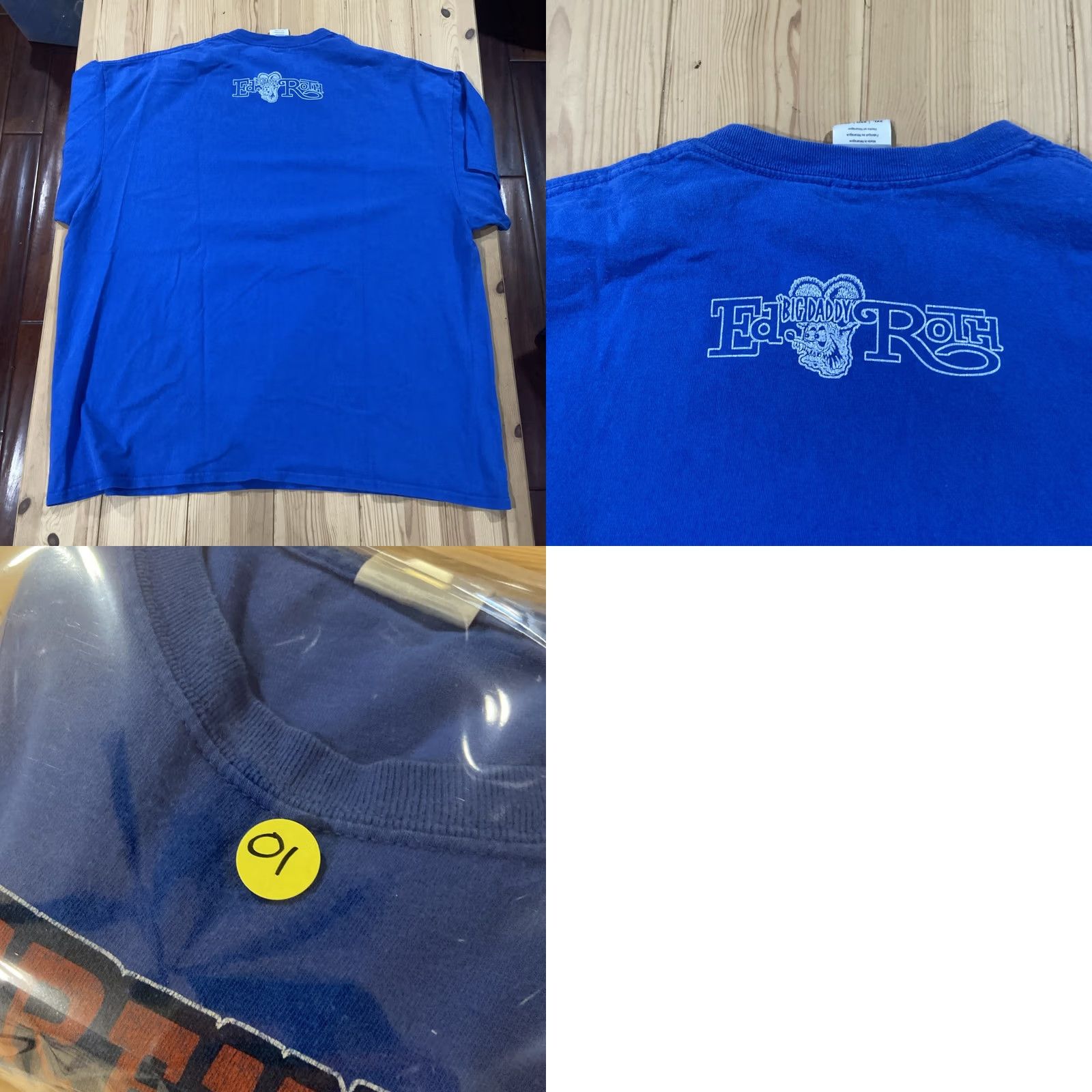 Vintage VINTAGE Rat Fink Shirt Men 2XL Blue Graphic Print Tee 2XL Adult T-Shirt Cars Art Size US XXL / EU 58 / 5 - 8 Thumbnail