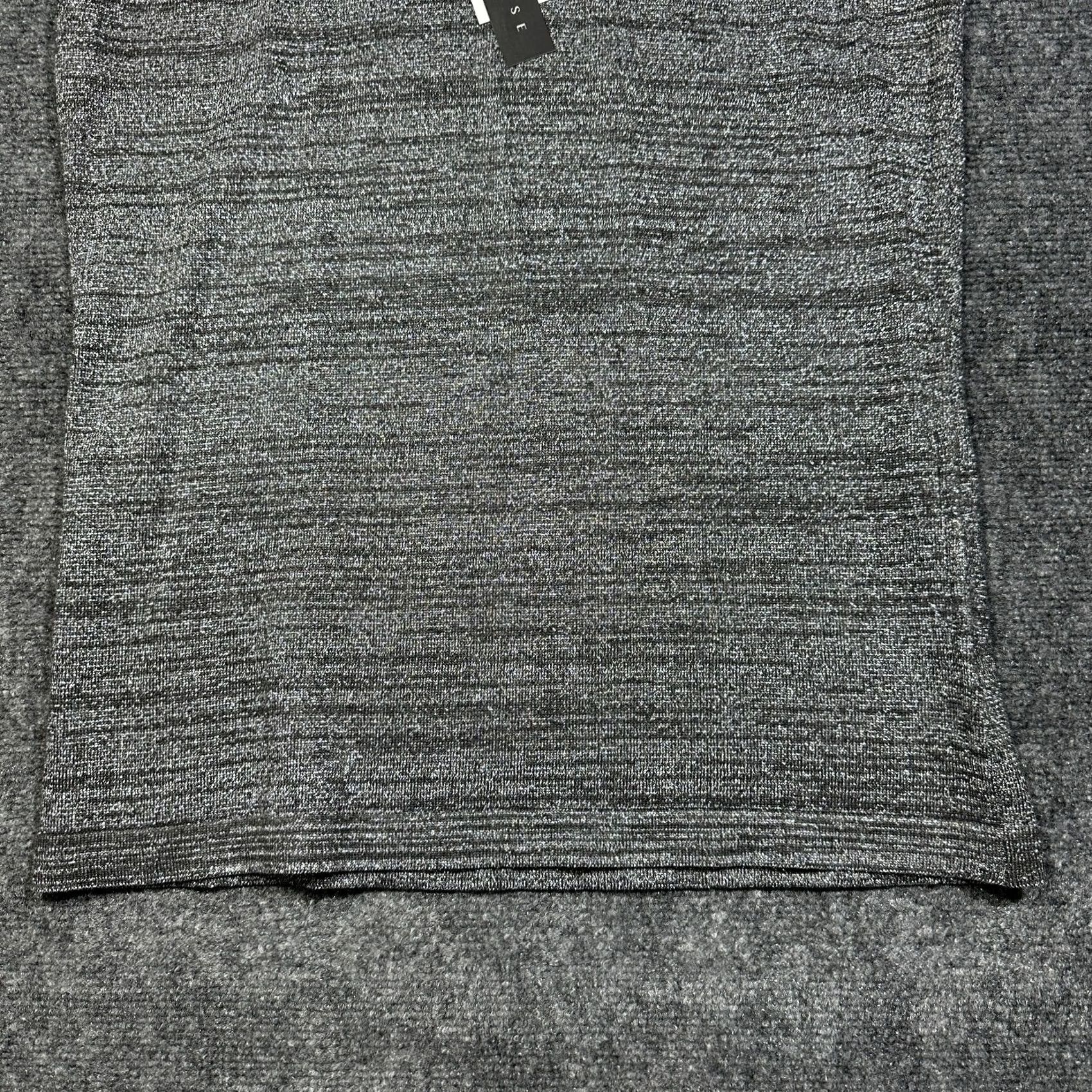 Vintage Premise Top Womens Large Gray Silver Metallic Knit Mock Neck Sleeveless Size L / US 10 / IT 46 - 2 Thumbnail