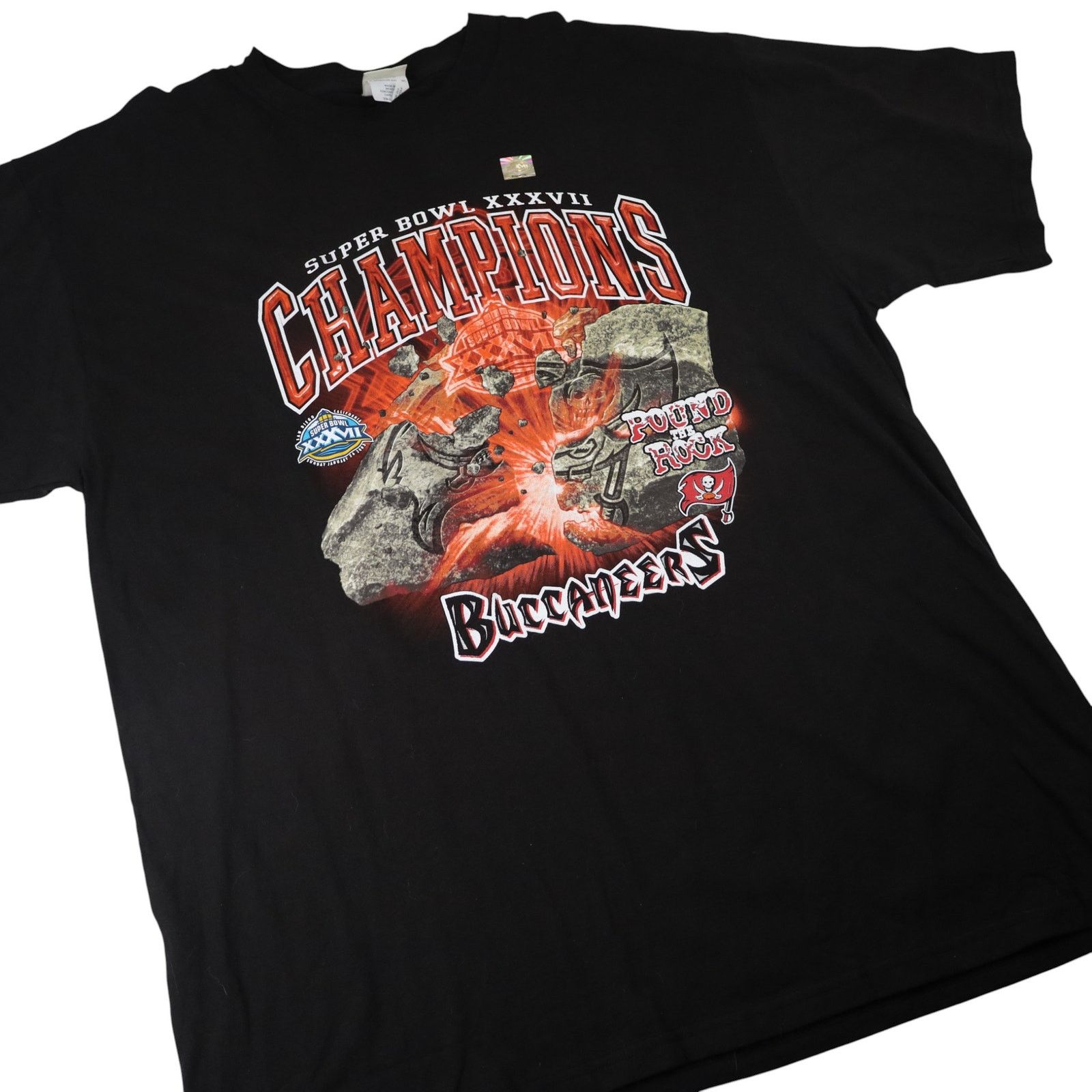 NFL × Vintage Vintage Y2k NFL Buccaneers Super Bowl Champions Graphic T Size US XXL / EU 58 / 5 - 3 Thumbnail