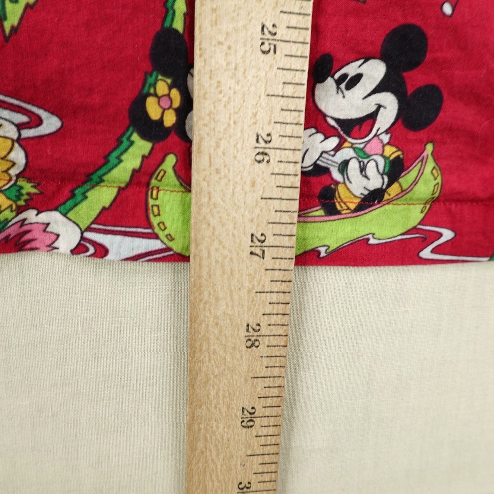 Mickey & Co. VINTAGE Mickey & Co Shirt Mens XS Red Mickey Mouse Hawaiian Button Up JH Hook 90s Size US XS / EU 42 / 0 - 6 Thumbnail