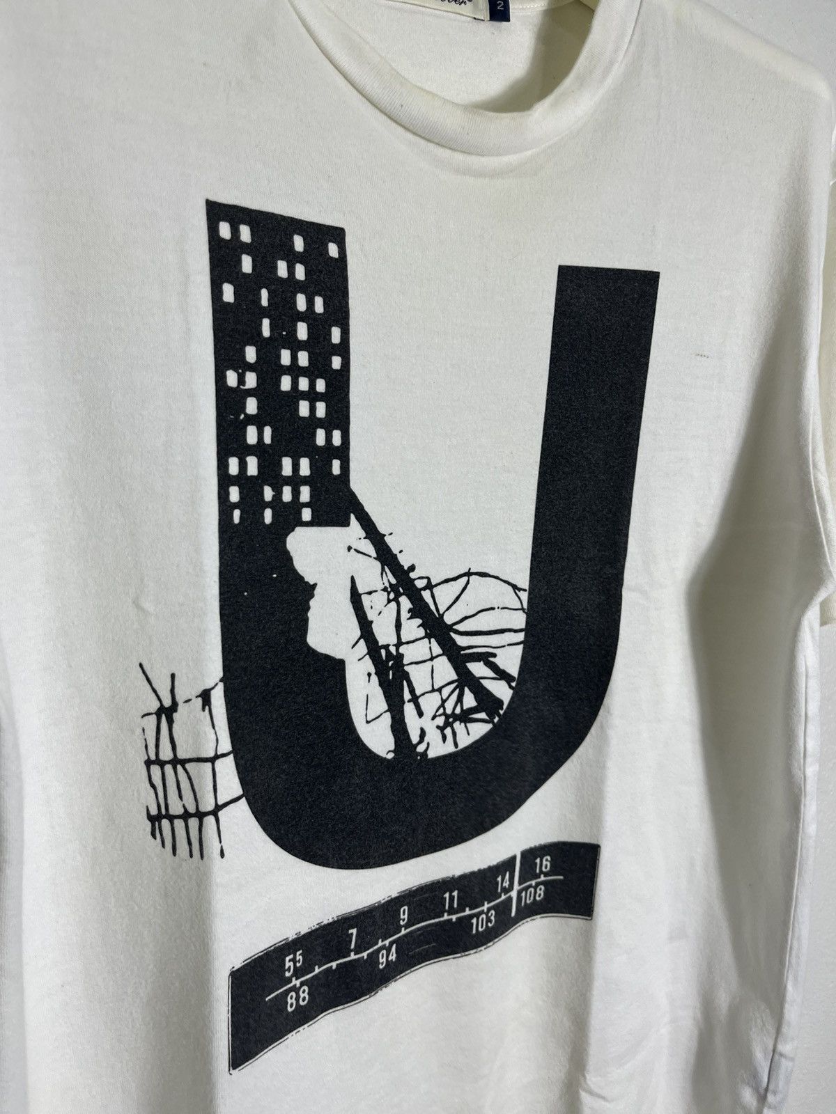 Undercover OG Undercover Collapse Building Logo Tshirt Size US M / EU 48-50 / 2 - 2 Thumbnail