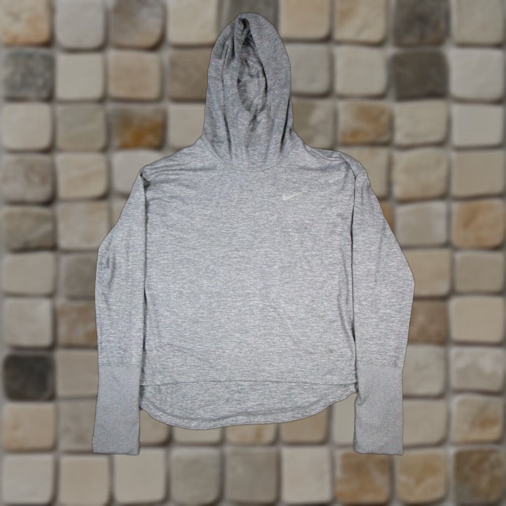 Nike Nike Running Hoodie Womens Small Gray Dri-Fit Pullover - XS? Size S / US 4 / IT 40 - 1 Thumbnail