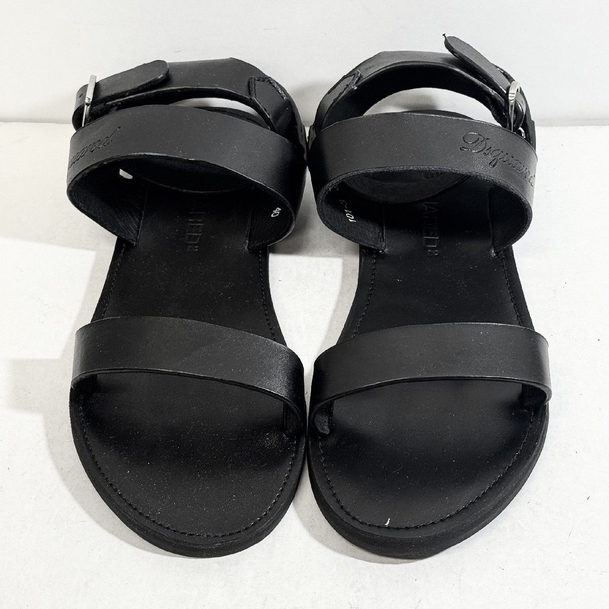 Dsquared2 Dsquared2 Leather Sandals Size US 7.5 / EU 40-41 - 2 Thumbnail