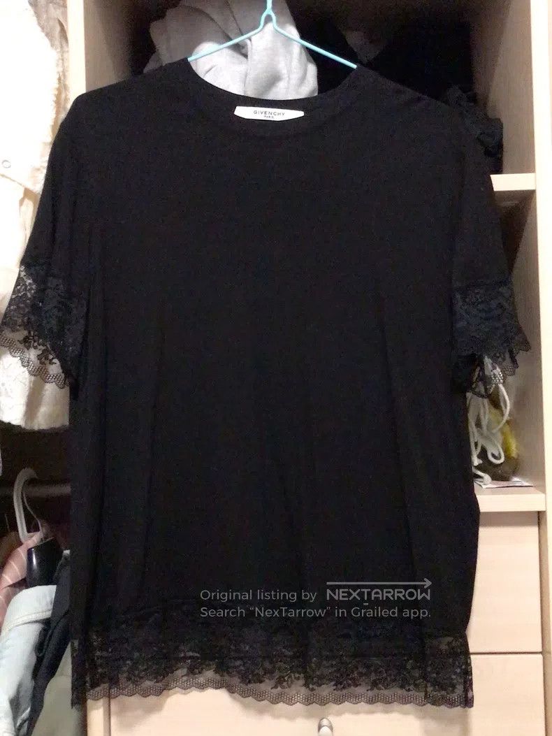 Givenchy Givenchy Black Lace T-Shirt - Size 38 Size US S / EU 44-46 / 1 - 1 Thumbnail